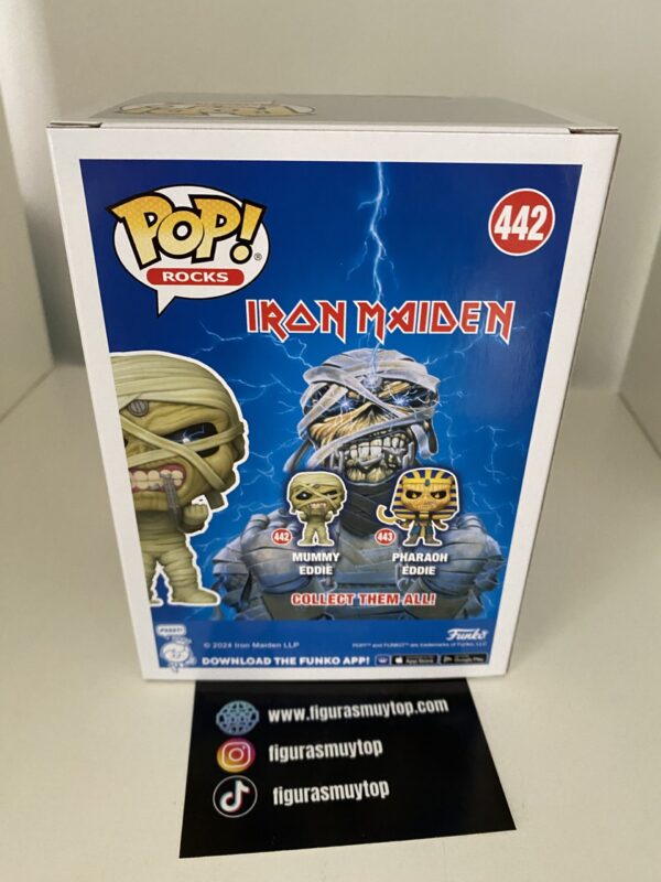 Funko pop! Rocks Iron Maiden Eddie Mummy 442 - Imagen 4