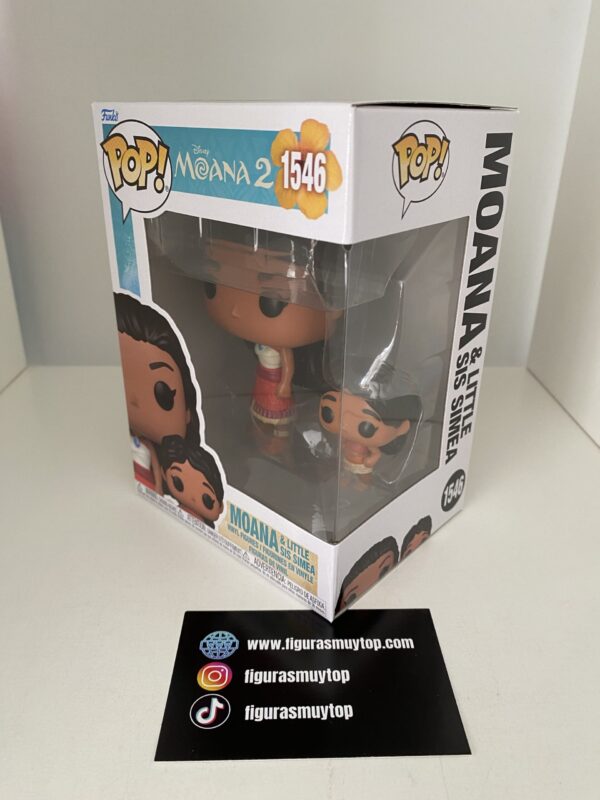 Funko pop! MOANA 2 - POP&BUDDY MOANA & LITTLE SIS SIMEA 1546 - Imagen 2