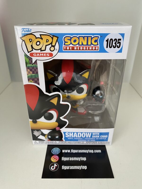 Funko pop! SONIC THE HEDGEHOG - POP&BUDDY SHADOW WITH DARK CHAO 1035