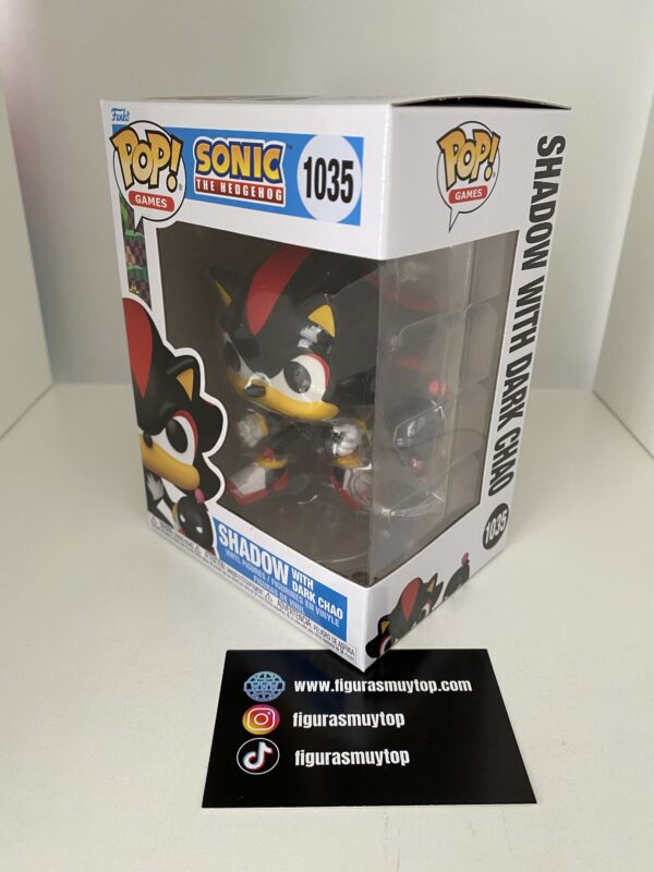 Funko pop! SONIC THE HEDGEHOG - POP&BUDDY SHADOW WITH DARK CHAO 1035 - Imagen 2