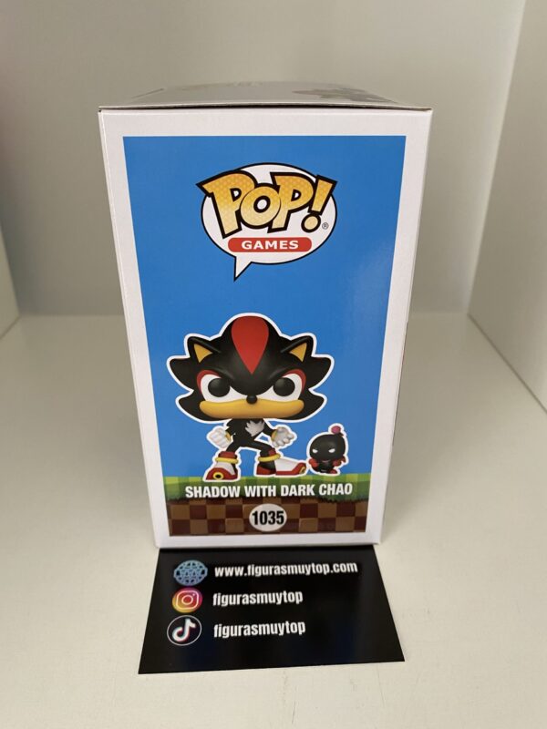 Funko pop! SONIC THE HEDGEHOG - POP&BUDDY SHADOW WITH DARK CHAO 1035 - Imagen 3