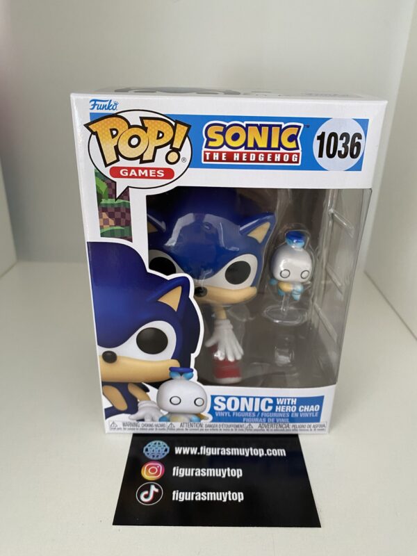 Funko pop! SONIC THE HEDGEHOG - POP BUDDY SONIC WITH CHAO 1036