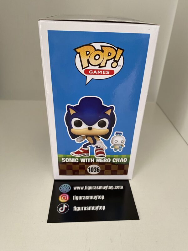 Funko pop! SONIC THE HEDGEHOG - POP BUDDY SONIC WITH CHAO 1036 - Imagen 3