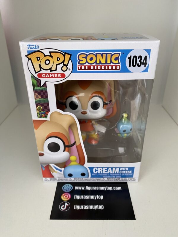 Funko pop! SONIC THE HEDGEHOG - POP & BUDDY CREAM WITH CHEESE 1034
