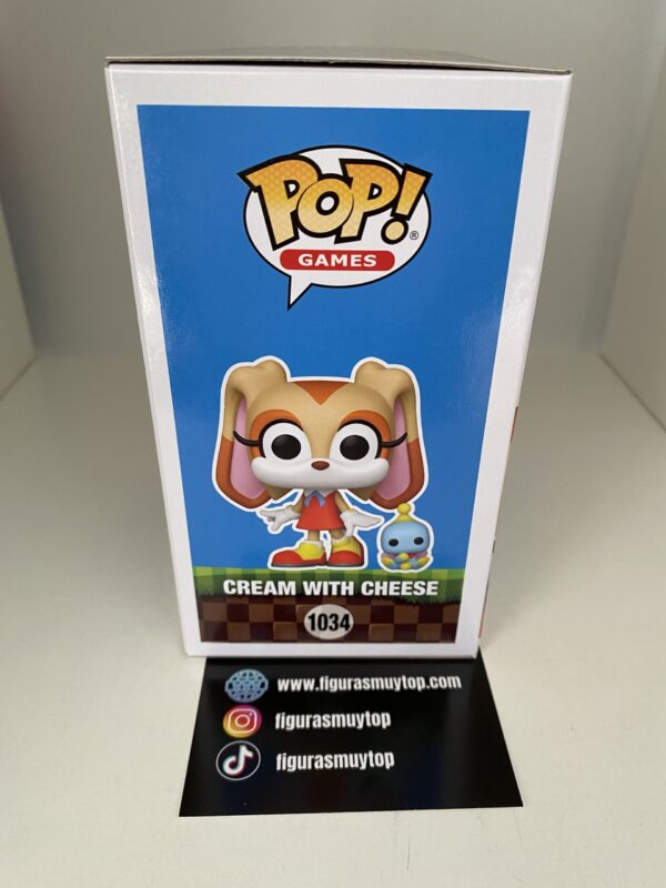 Funko pop! SONIC THE HEDGEHOG - POP & BUDDY CREAM WITH CHEESE 1034 - Imagen 3
