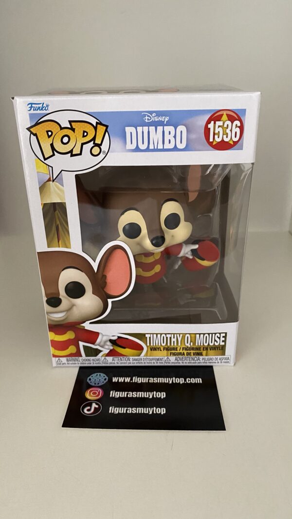 Funko pop Timothy Q. Mouse 1536 Dumbo 1537 - Imagen 2