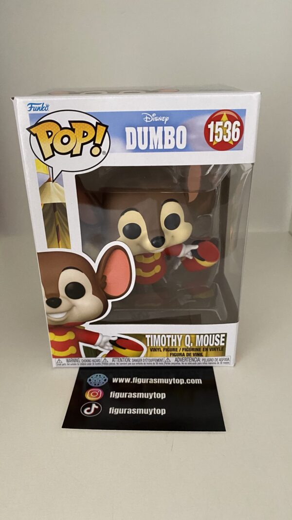 Funko pop Timothy Q. Mouse 1536 Dumbo 1537 - Imagen 2