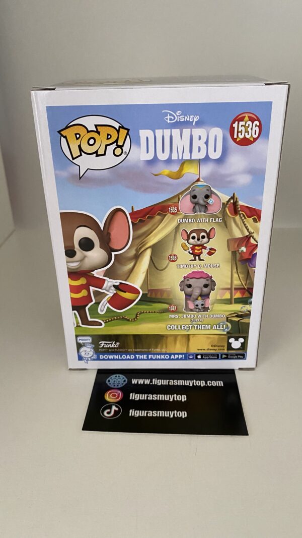 Funko pop Timothy Q. Mouse 1536 Dumbo 1537 - Imagen 4