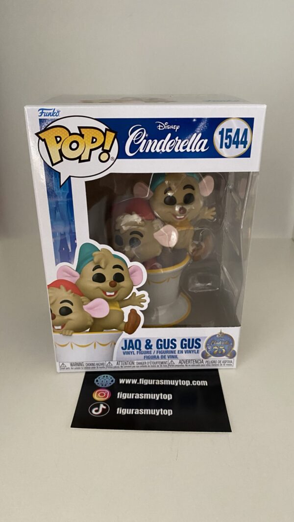 Funko pop Cinderella CENICIENTA - POP JAQ  y GUS GUS 1544