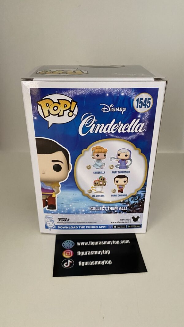 Funko pop Cinderella CENICIENTA - POP PRINCE CHARMING 1545 - Imagen 4