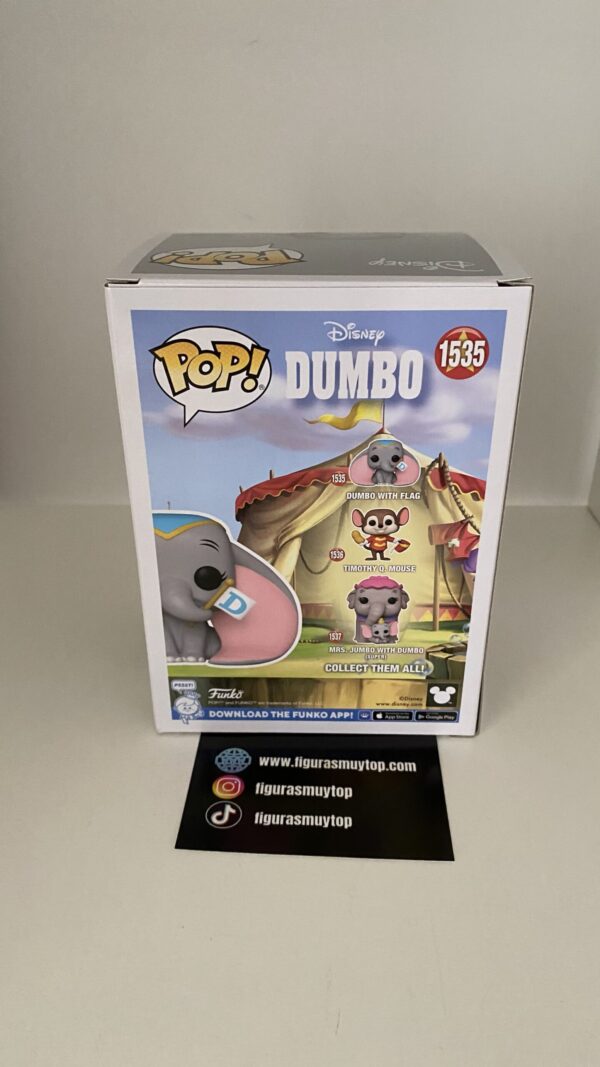 Funko pop Dumbo with flag 1535 Disney - Imagen 4