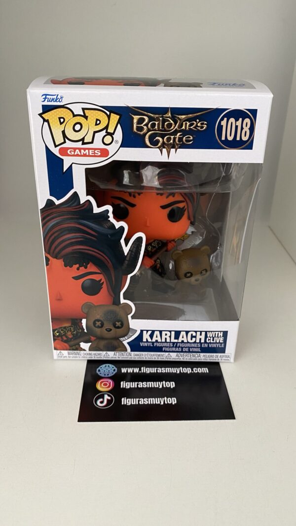 Funko pop! Baldur´s gate III - POP & BUDDY KARLACH WITH CLIVE 1018 - Imagen 2