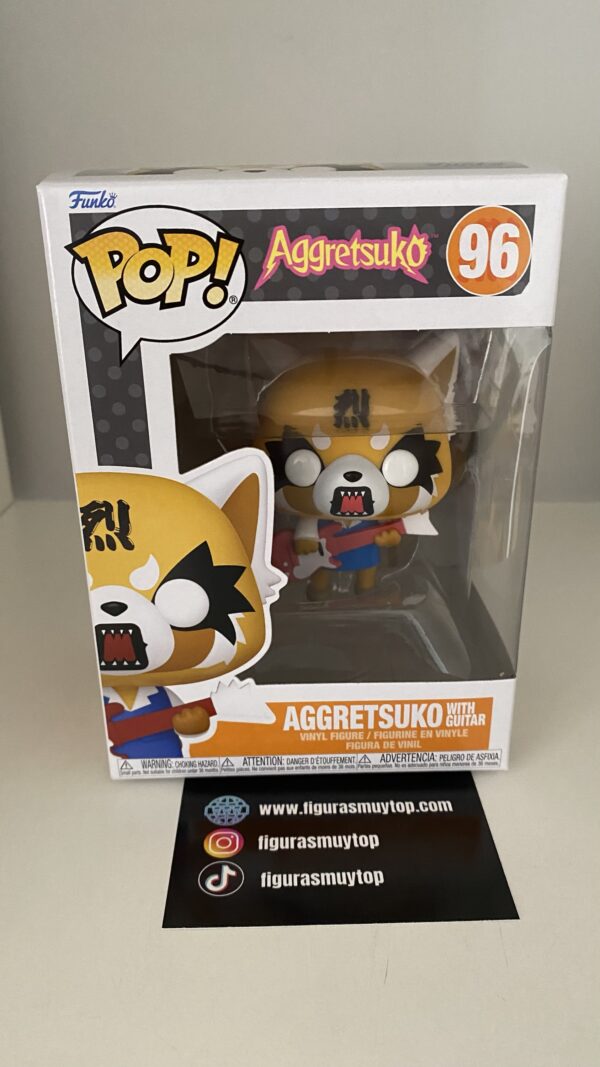 Funko pop Aggretsuko 96 with guitar - Imagen 2