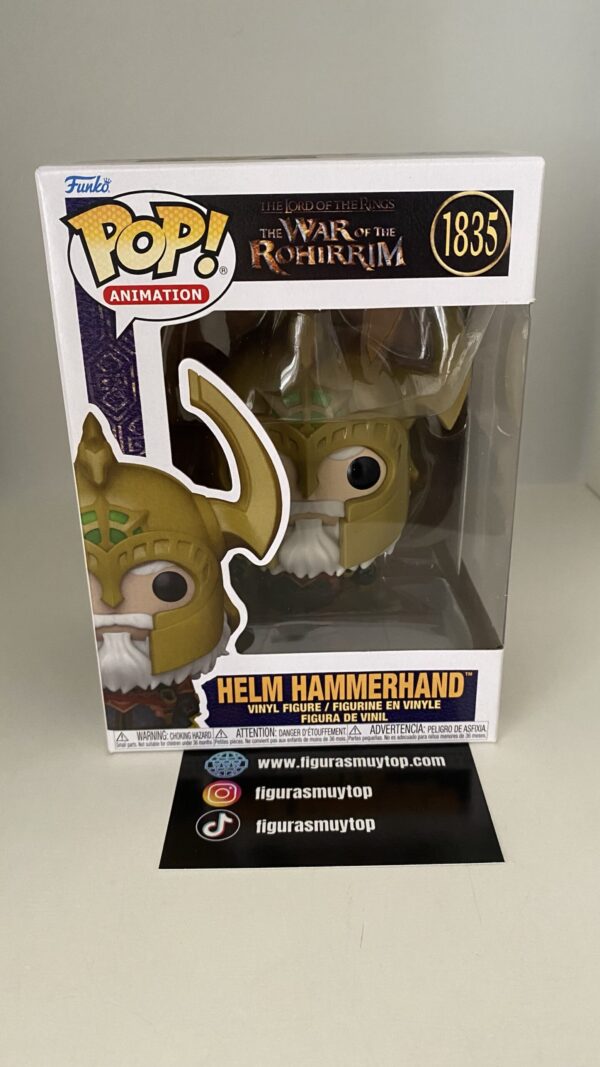Funko pop el señor de los anillos: LA GUERRA DE LOS ROHIRRIM Helm Hammerhand 1835 - Imagen 2