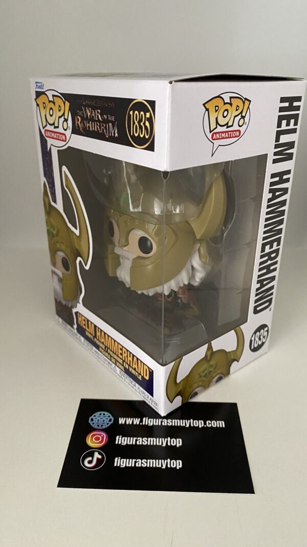 Funko pop el señor de los anillos: LA GUERRA DE LOS ROHIRRIM Helm Hammerhand 1835 - Imagen 3