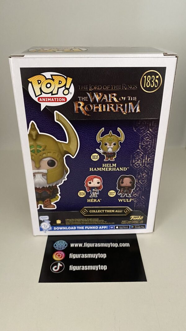 Funko pop el señor de los anillos: LA GUERRA DE LOS ROHIRRIM Helm Hammerhand 1835 - Imagen 5