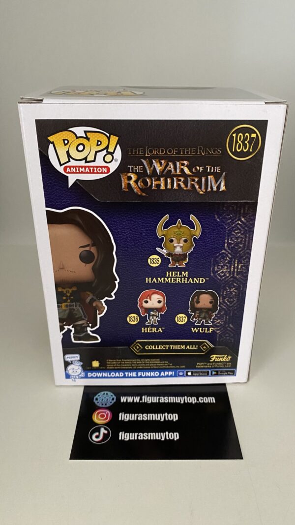 Funko pop el señor de los anillos: LA GUERRA DE LOS ROHIRRIM WULF 1837 - Imagen 5