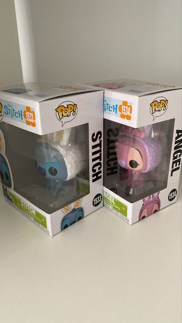 Funko POP BUNDLE Angel y Stitch Conejo de Pascua Disney Easter - Imagen 3