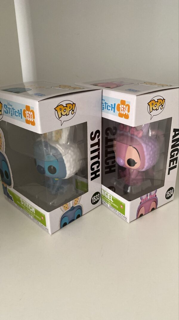 Funko POP BUNDLE Angel y Stitch Conejo de Pascua Disney Easter - Imagen 3