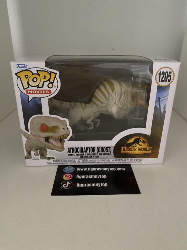 Funko POP! Atrociraptor ghost 1205 Jurassic World Parque Jurásico