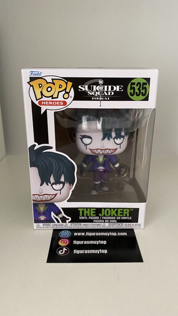 Funko Figura POP DC Comics Escuadron Suicida Isekai The Joker 544 - Imagen 2