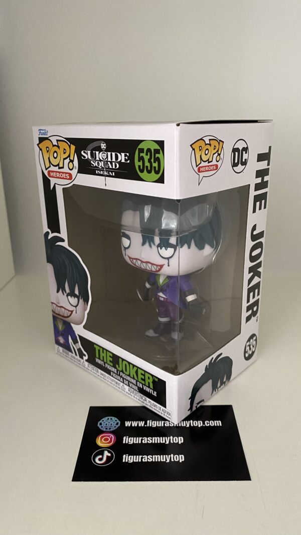 Funko Figura POP DC Comics Escuadron Suicida Isekai The Joker 544 - Imagen 3