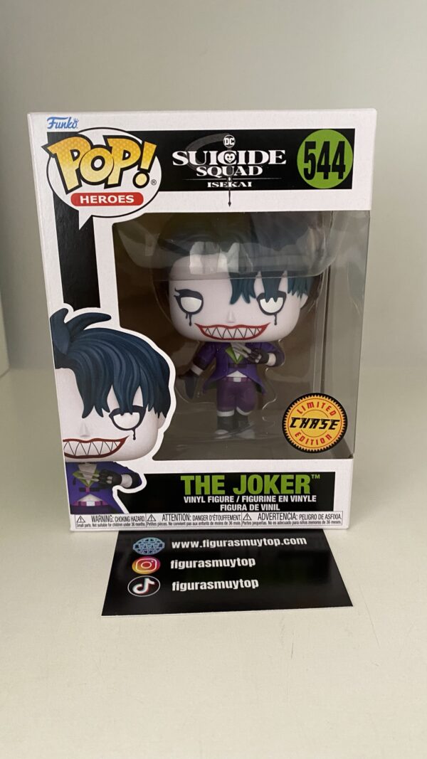 Funko Figura POP DC Comics Escuadron Suicida Isekai The Joker 544 CHASE - Imagen 2