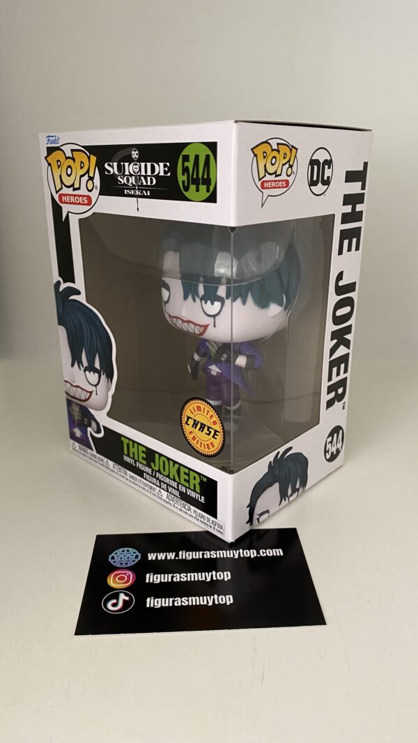 Funko Figura POP DC Comics Escuadron Suicida Isekai The Joker 544 CHASE - Imagen 3