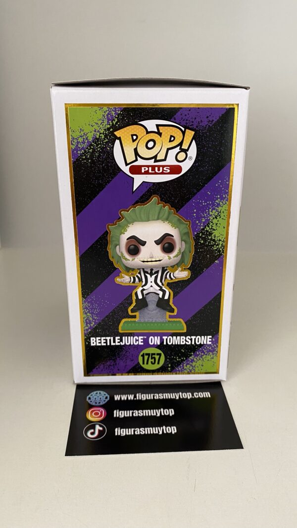 Funko Figura POP Beetlejuice On Tombstone 1757 - Imagen 4