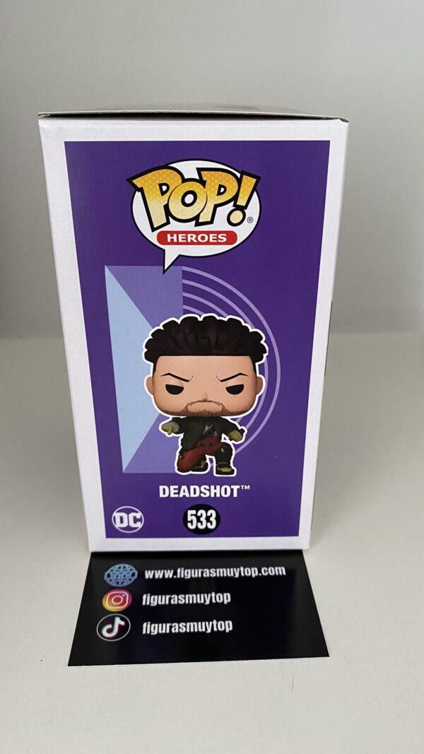 Funko Figura POP DC Comics Escuadron Suicida Isekai Deadshot 533 - Imagen 4