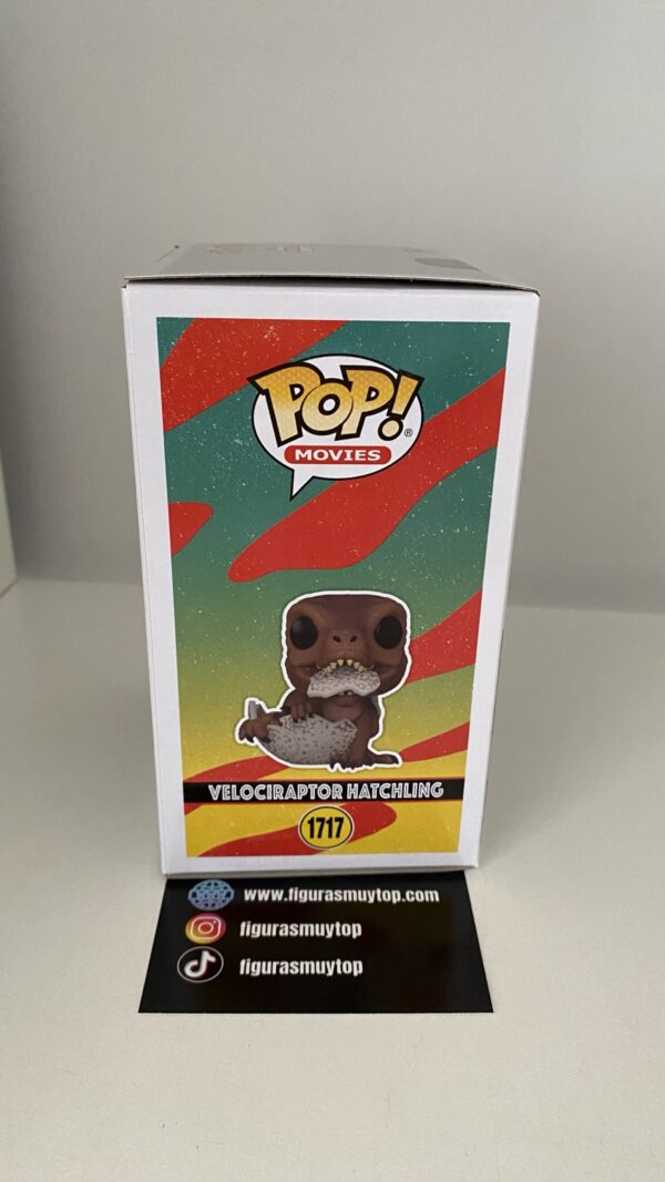 Funko POP Parque Jurásico Velociraptor Hatchling 1717 Jurassic Park - Imagen 4