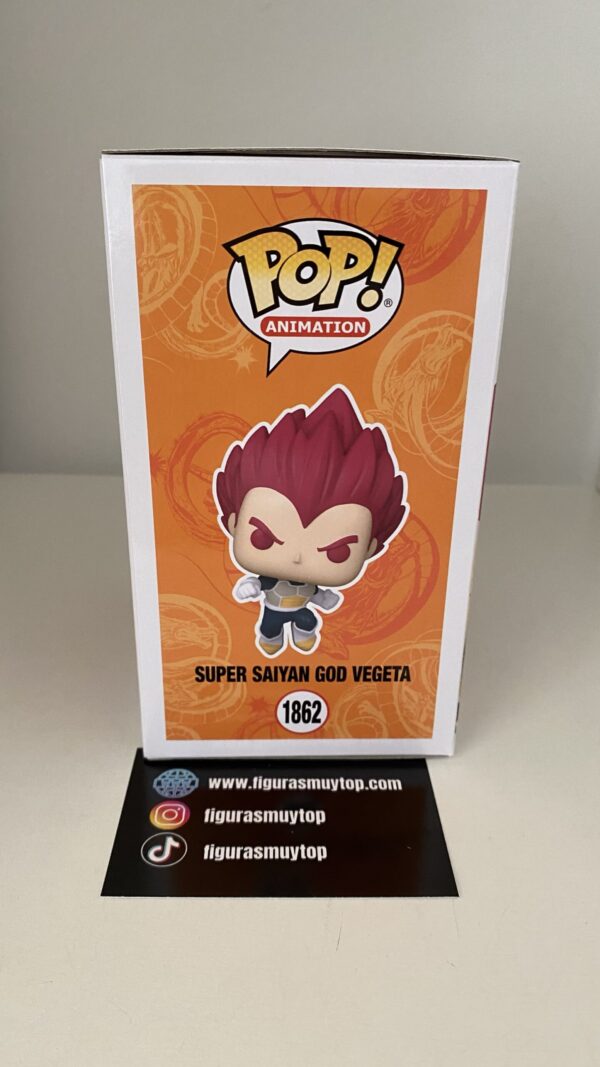 Funko Figura POP Dragon Ball Super Broly Super Saiyan God Vegeta 1862 - Imagen 4
