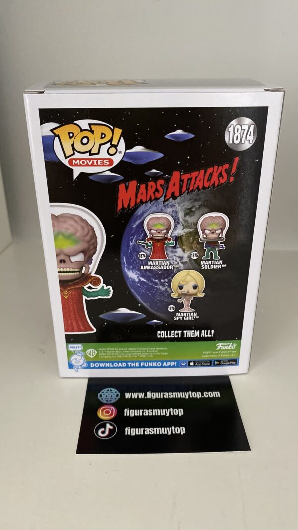 Funko POP Mars Attacks Martian Ambassador 1874 - Imagen 4