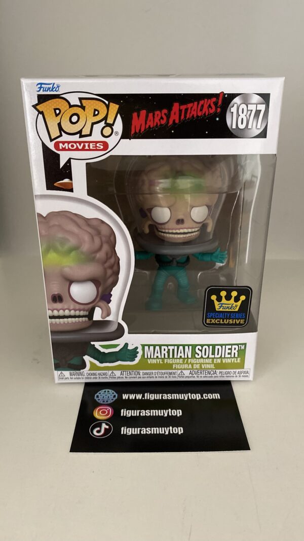 Funko Figura POP Mars Attacks Martian Soldier Exclusivo 1877