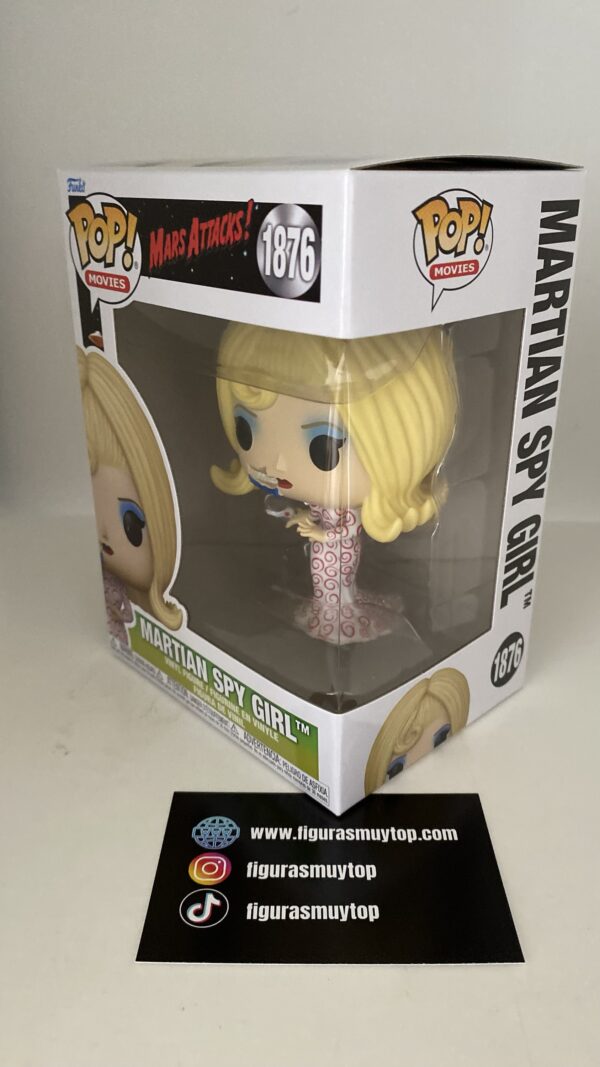 Funko Figura POP Mars Attacks Martian Spy Girl 1876 - Imagen 2