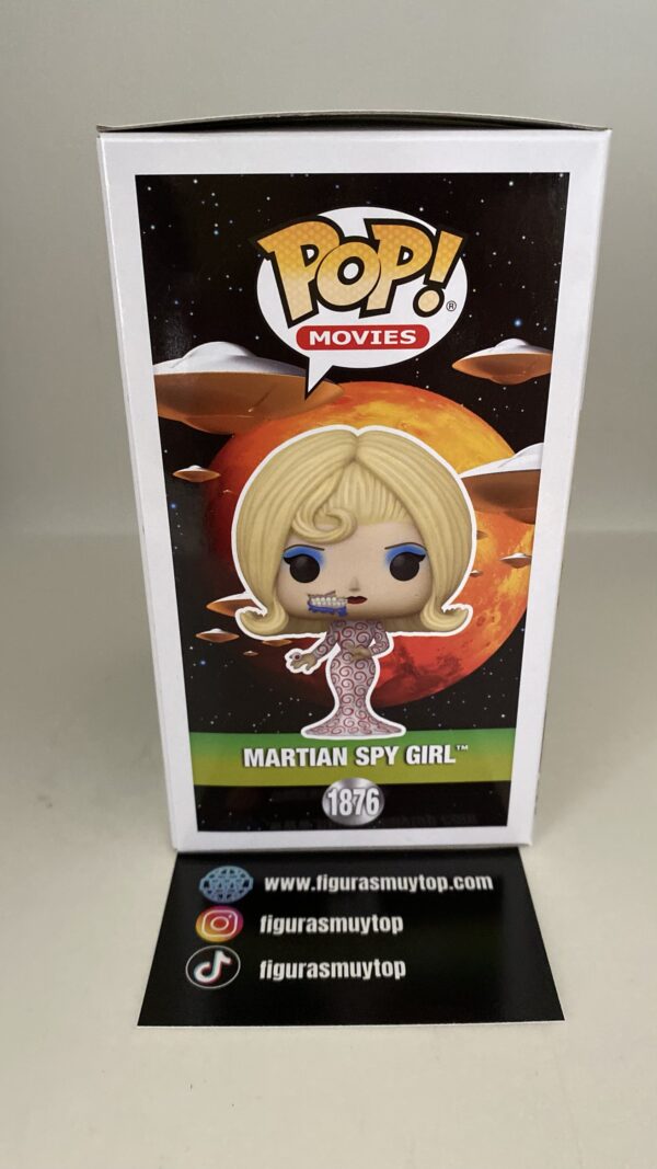 Funko Figura POP Mars Attacks Martian Spy Girl 1876 - Imagen 3