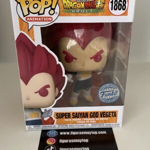 Funko EXCLUSIVO Dragon Ball Super: Broly - Super Saiyan God Vegeta (With Flames) 1868
