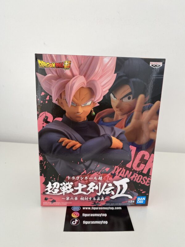 Figura Goku Black Super Saiyan Rosé 19cm clash of justice - Imagen 2