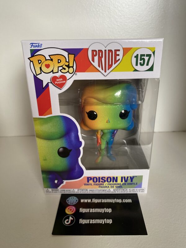 Funko POP Poison Ivy 157 PRIDE pops with purpose