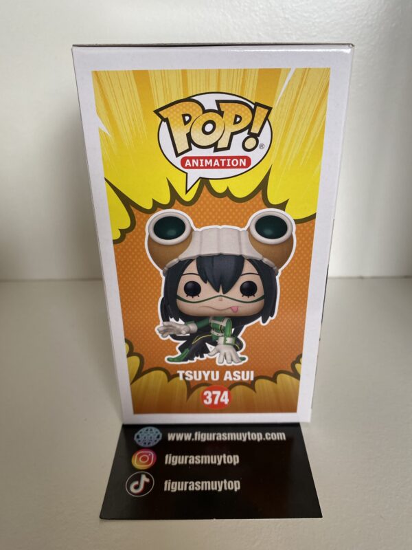 Funko pop Tsuyu Asui 374 Exclusivo my hero academia - Imagen 3