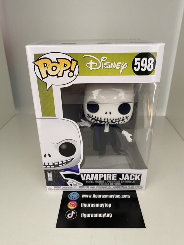 Funko POP! Vampire Jack 598 pesadilla antes de Navidad Disney