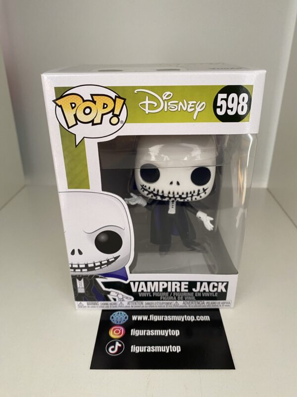 Funko POP! Vampire Jack 598 pesadilla antes de Navidad Disney