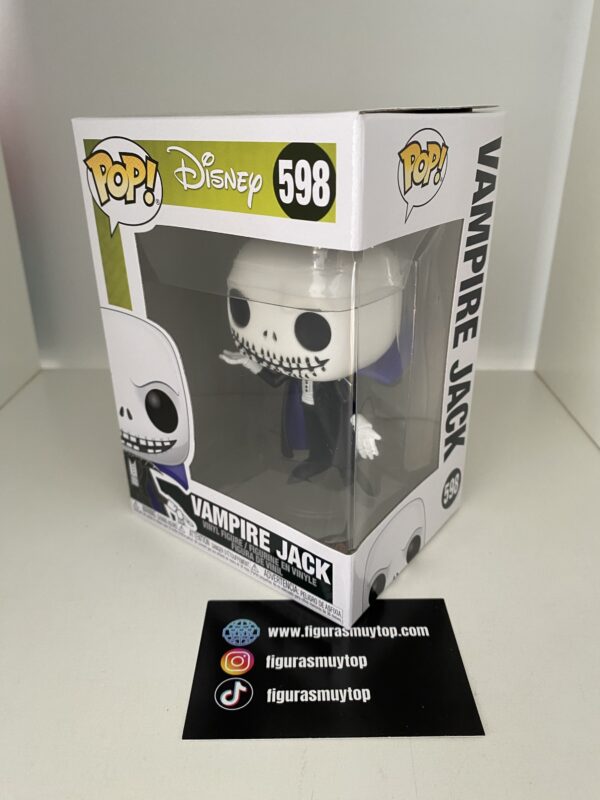 Funko POP! Vampire Jack 598 pesadilla antes de Navidad Disney - Imagen 2