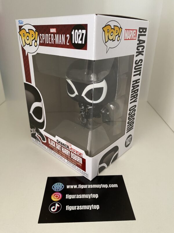 Funko POP! Black Suit Harry Osborn 1027 Spiderman 2 - Imagen 2