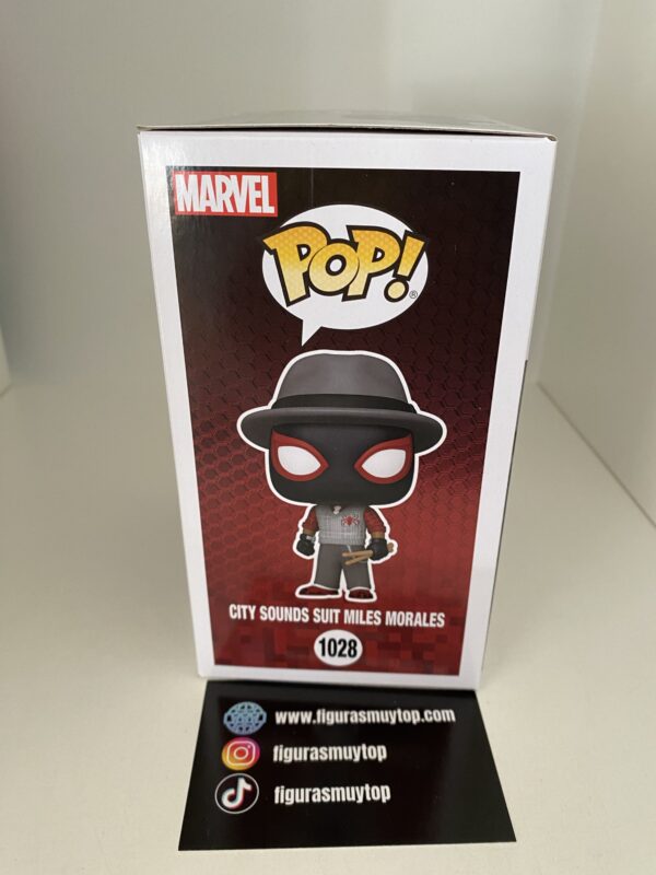 Funko POP! City sounds suit Miles Morales 1028 Spiderman 2 - Imagen 2