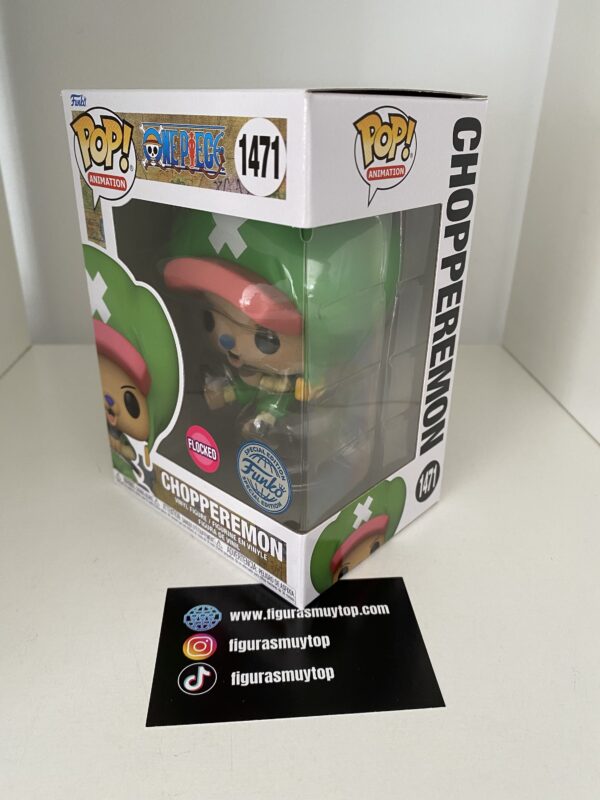 Funko POP! Tony tony Chopper Chopperemon Wano FLOCKED 1471 One Piece - Imagen 2