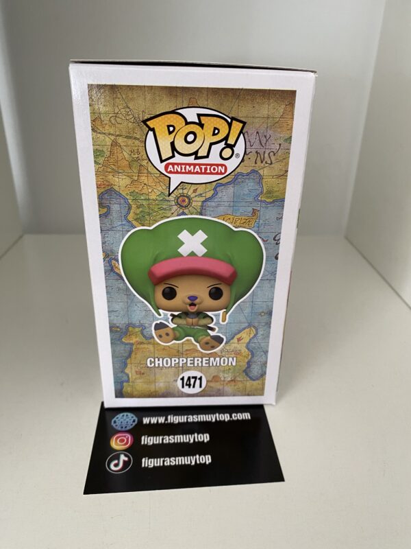 Funko POP! Tony tony Chopper Chopperemon Wano FLOCKED 1471 One Piece - Imagen 3