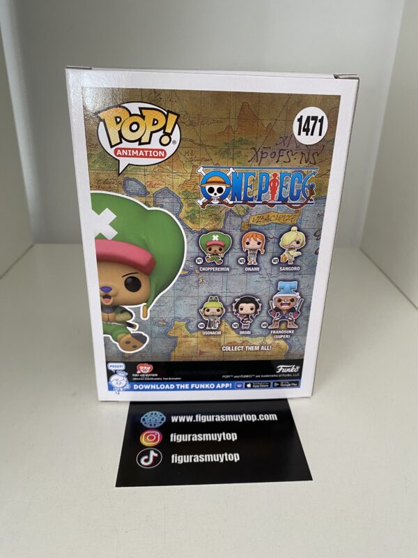 Funko POP! Tony tony Chopper Chopperemon Wano FLOCKED 1471 One Piece - Imagen 4