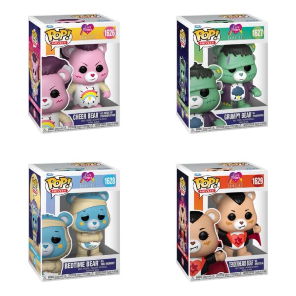 Funko Osos amorosos Care Bears x Universal Monsters POP! Set completo de 4 Bundle