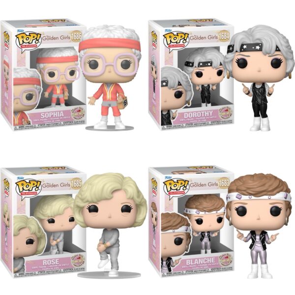 *OCTUBRE 2025* Funko POP! Golden Ladies LAS CHICAS DE ORO Set Bundle completo